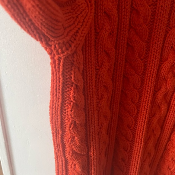 Ralph Lauren Vibrant Orange Knit Sweater - Picture 3 of 11
